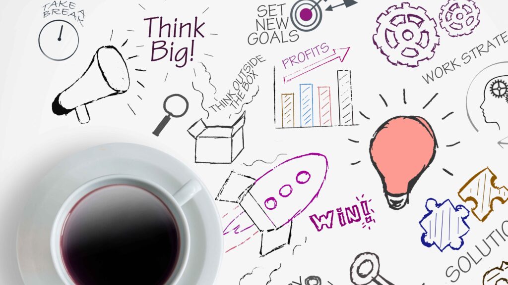 Consultancy workspace used for fundraising and strategic planning